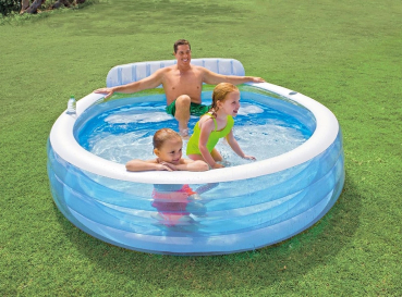 Preview: Intex Swim Center Lounge Family Pool 224x216x76cm